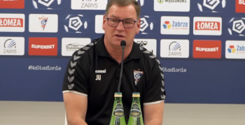 Trener Górnika Zabrze po sparingu z Karviną. Trener Górnika Zabrze po sparingu z Karviną.