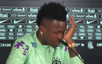 Vinicius Junior popłakał się na konferencji prasowej. As Realu Madryt: Ja tylko chcę grać w piłkę (VIDEO)