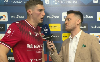 Piłkarz Widzewa przerwał pomeczowy wywiad. To powiedział na koniec... Piłkarz Widzewa przerwał pomeczowy wywiad. To powiedział na koniec...